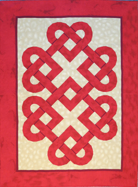 Twisted Hearts Quilt MAM-150e - Downloadable Pattern