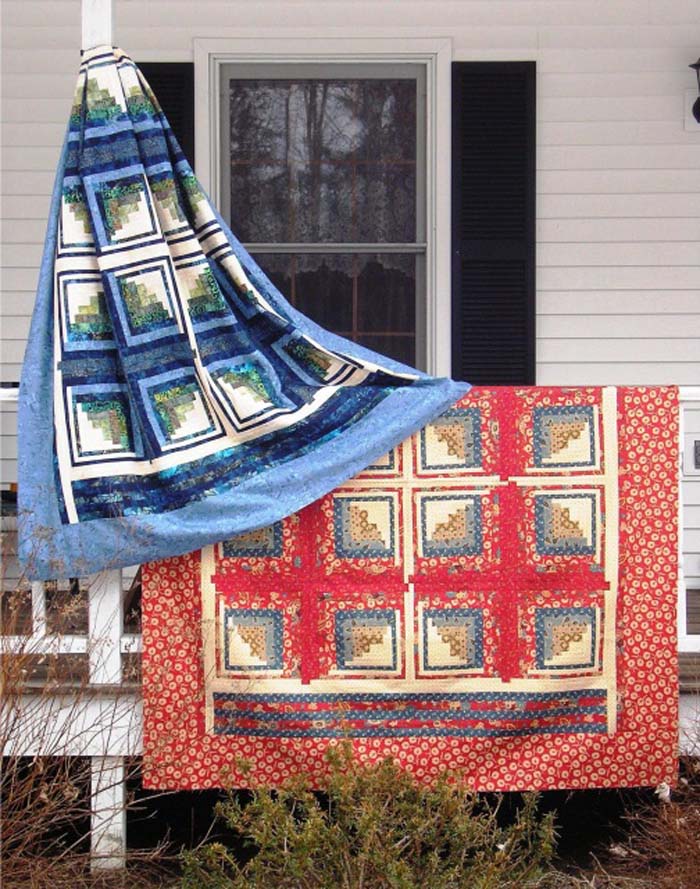 All Around the Cabin Quilt MD-22e - Downloadable Pattern