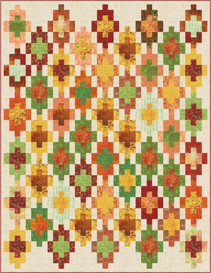 Mayan Steps Quilt MD-67e - Downloadable Pattern