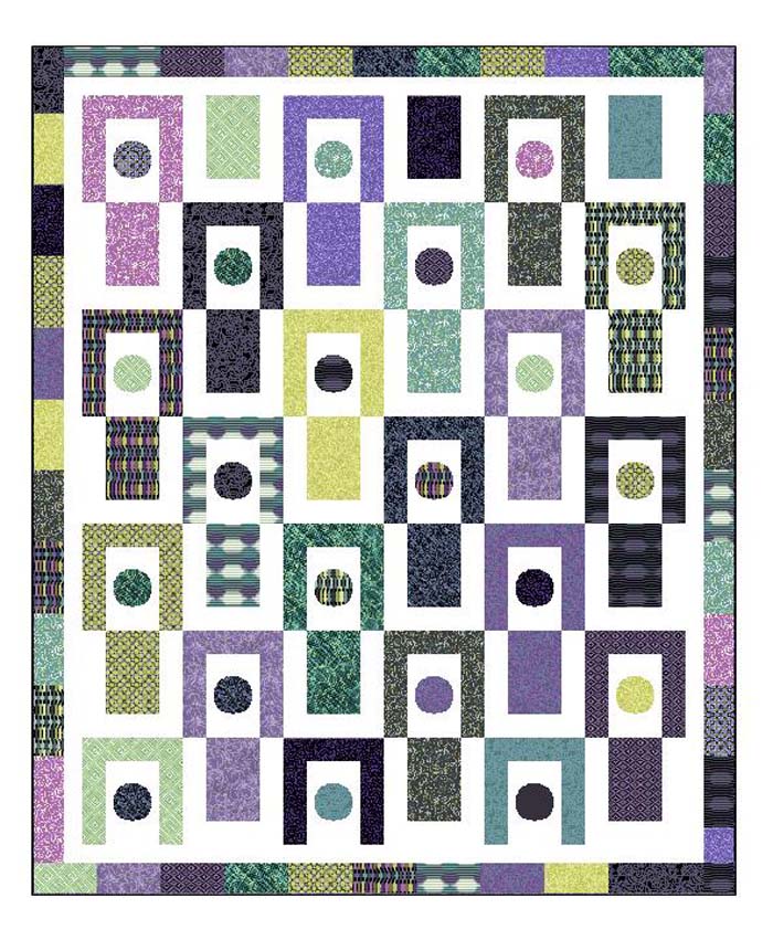 Flip Flop Dot Quilt MD-68e - Downloadable Pattern