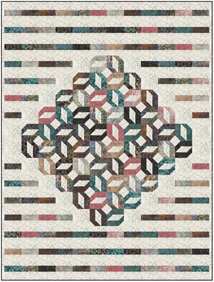 Beautiful Radiance Quilt Pattern MD-69 - Paper Pattern