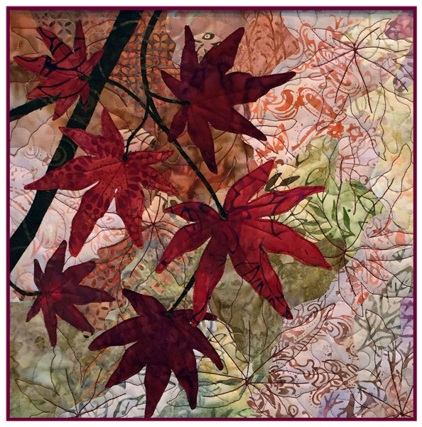 Fall Impressions 1 Chinese Maple Quilt MD-TR20e - Downloadable Pattern