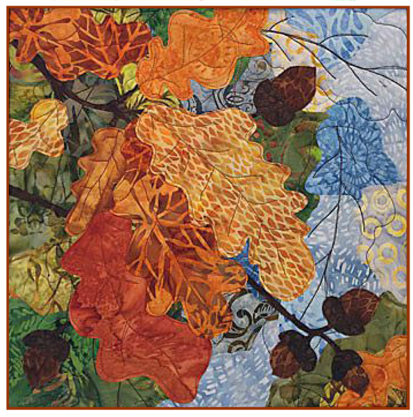 Fall Impressions 2 Oak Quilt MD-TR21e - Downloadable Pattern