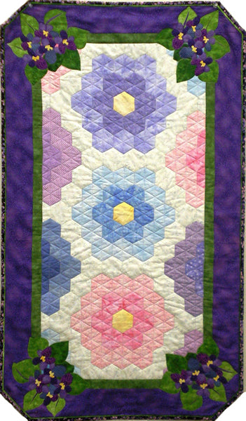 February Violets Quilt Pattern MGD-208 - Paper Pattern