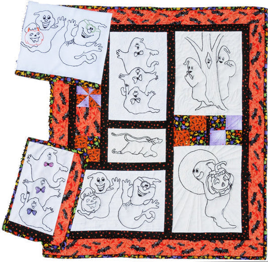 Ghostly Fun Wall Hanging MMD2-J186e - Downloadable Pattern