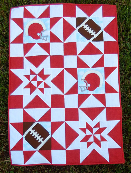 Football Superstars Quilt MSP-107e - Downloadable Pattern