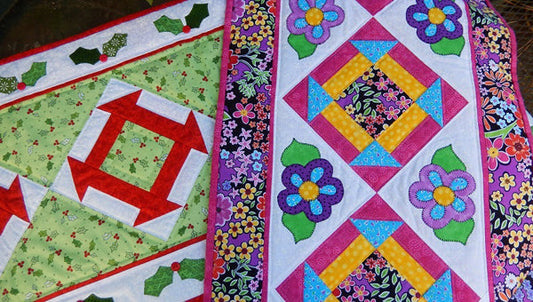 Churn Dash Table Runners MSP-109e - Downloadable Pattern