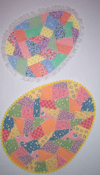 Easy Crazy Easter Eggs Quilt NDD-104e - Downloadable Pattern