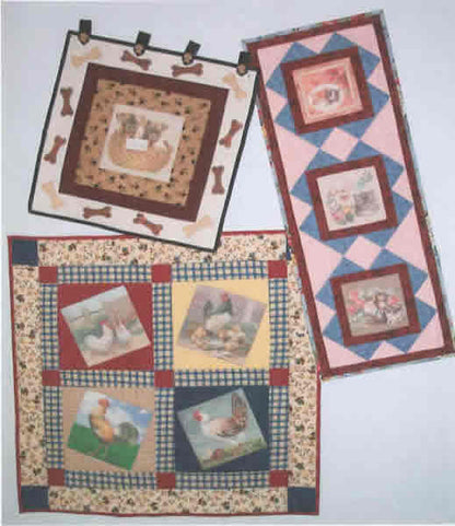 Panel Fun Wall Hangings Quilt Pattern NDD-112 - Paper Pattern