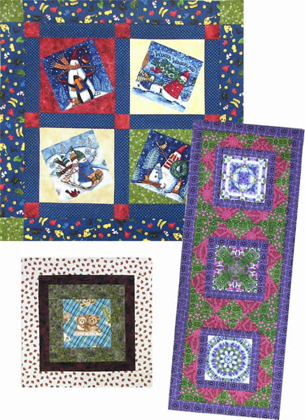 Panel Fun Wall Hangings Quilt NDD-112e - Downloadable Pattern