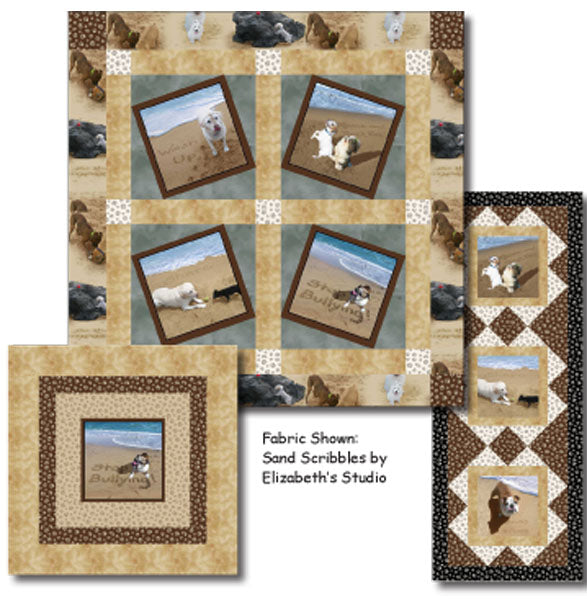 Panel Fun Wall Hangings Quilt NDD-112e - Downloadable Pattern