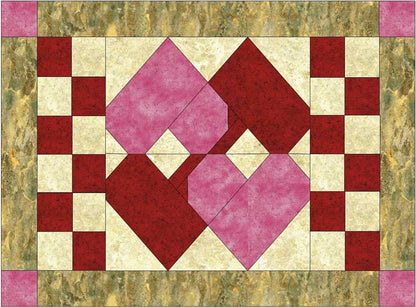 February Love Placemats Pattern NDD-123 - Paper Pattern