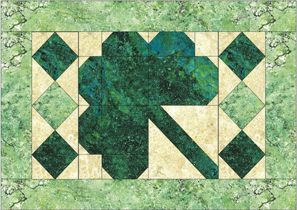 March Shamrock Placemats Pattern NDD-124 - Paper Pattern