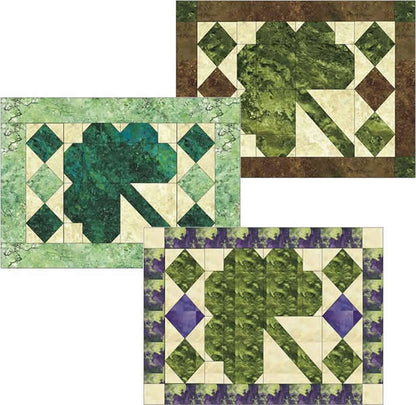 March Shamrock Placemats NDD-124e - Downloadable Pattern