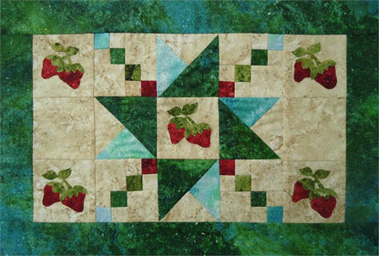 June Strawberries Placemats Pattern NDD-127 - Paper Pattern