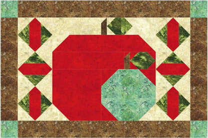 September Apples Placemats NDD-130e - Downloadable Pattern