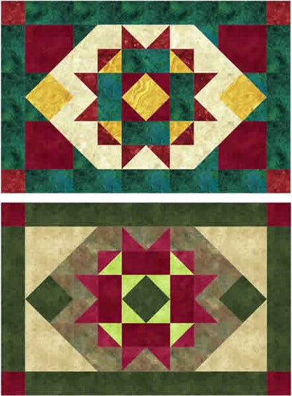 December Star Placemats NDD-133e - Downloadable Pattern