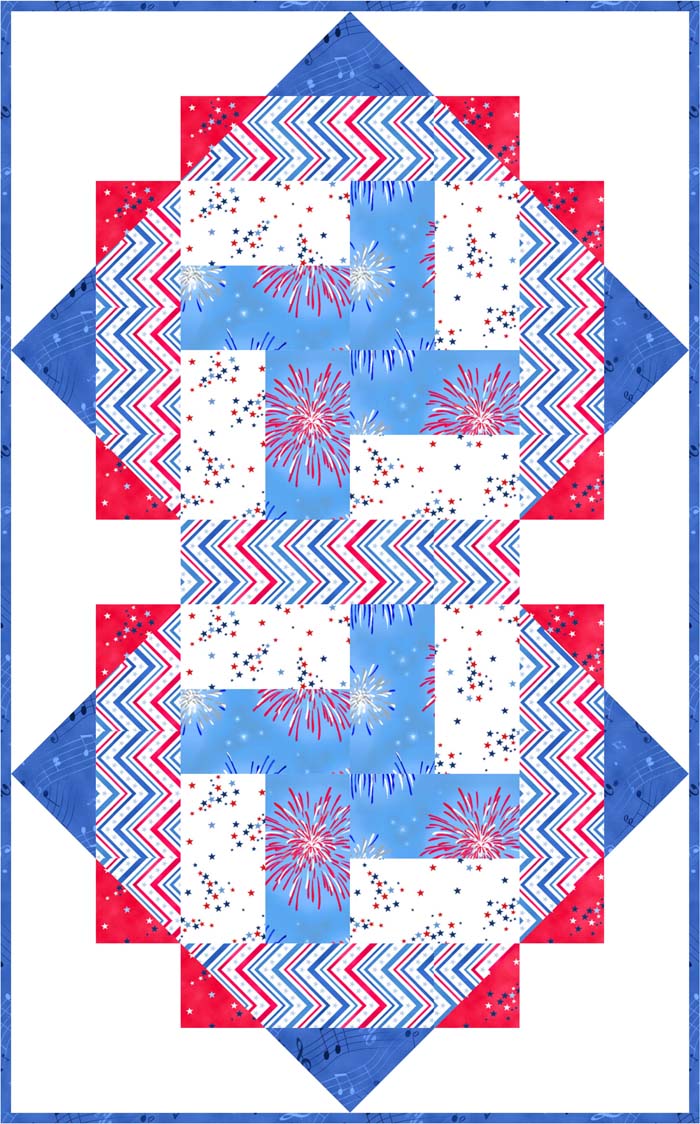 A Nation's Song Quilt Pattern NDD-138 - Paper Pattern