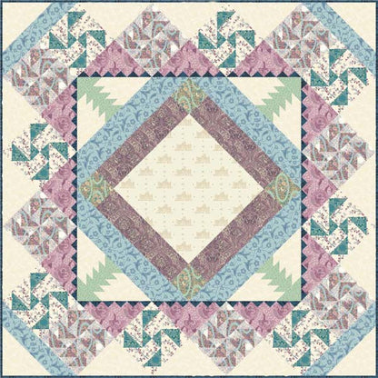 Downton Queen Quilt NDD-140e - Downloadable Pattern