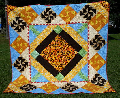 Downton Queen Quilt NDD-140e - Downloadable Pattern