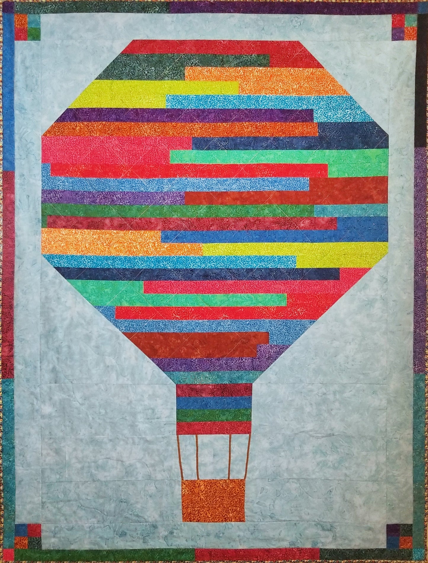 Balloon Race Quilt NDD-167e - Downloadable Pattern