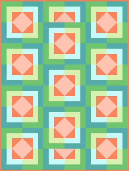 April 2019 Retreat Quilt Pattern NDD-186R - Paper Pattern