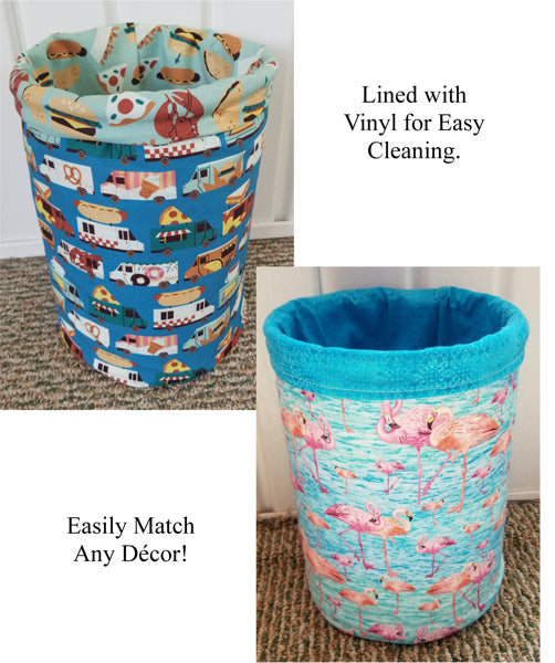 Sew Easy Trash Can Pattern NDD-188 - Paper Pattern