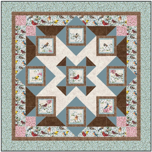 Spring Circle Quilt Pattern NDD-189 - Paper Pattern