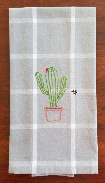 Desert Cactus Punch Needle/Hand Embroidery or Applique Design NDD-701 - Paper Pattern