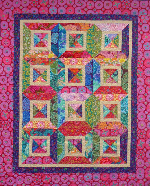 Ring Around the Rosies Quilt Pattern NJD-105 - Paper Pattern