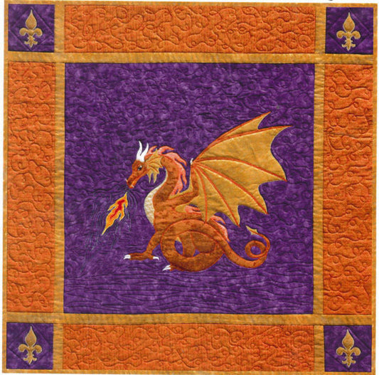 Dragonfire Wall Hanging NS-24e - Downloadable Pattern