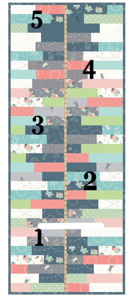 Growth Chart Wall Hanging Pattern NZP-Q017 - Paper Pattern