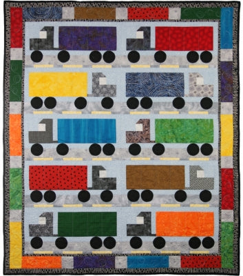 I Love Semi Trucks Quilt PAD-133e - Downloadable Pattern