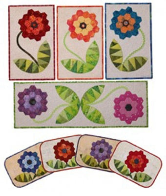 Flower Hugs Quilt PAD-145e - Downloadable Pattern