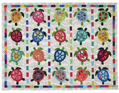 Tagalong Turtles Quilt PAD-153e - Downloadable Pattern