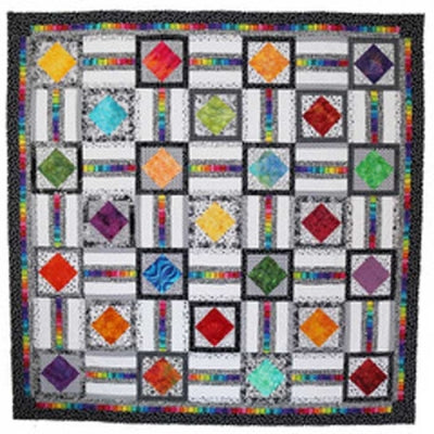 Uptown Squares Quilt PAD-155e - Downloadable Pattern