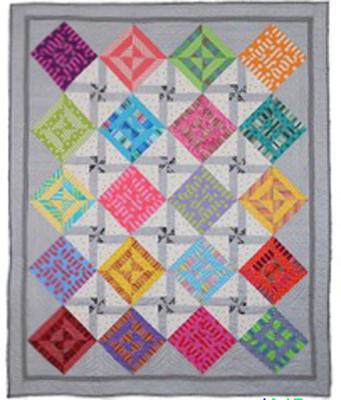 Radiant Squares Quilt PAD-163e - Downloadable Pattern