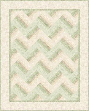 Misty Rail Fences Quilt Pattern PC-102 - Paper Pattern