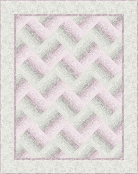 Misty Rail Fences Quilt Pattern PC-102 - Paper Pattern