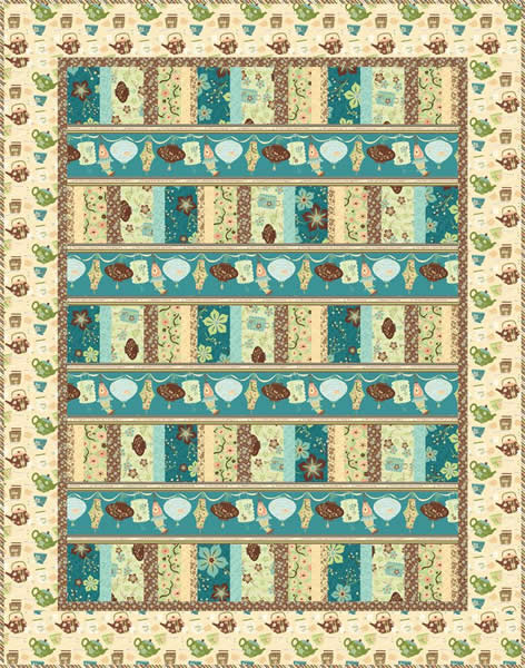 Chinese Coins Quilt Pattern PC-103 - Paper Pattern