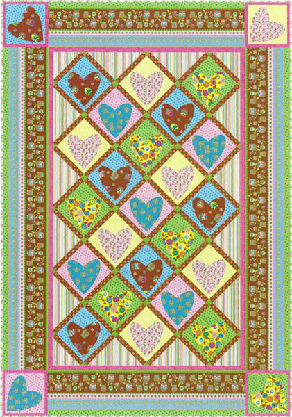 What a Hoot Groovin Quilt Pattern PC-106 - Paper Pattern