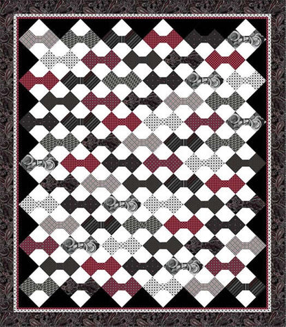 Wall Street Wardrobe Quilt PC-122e - Downloadable Pattern