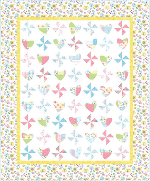 Bunny Patch Trio Quilt PC-123e - Downloadable Pattern