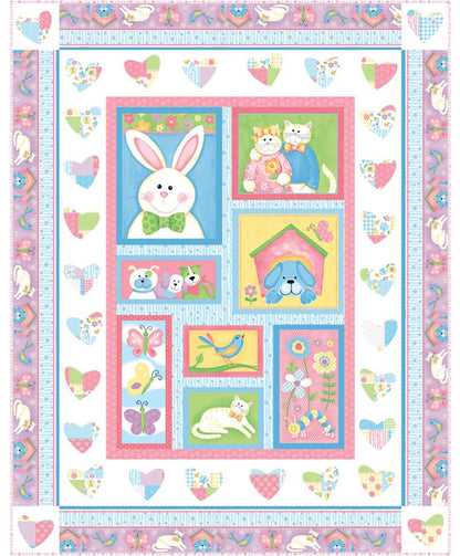 Bunny Patch Trio Quilt PC-123e - Downloadable Pattern