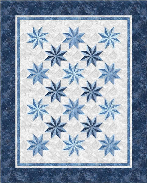 Prism Stars Quilt PC-132e - Downloadable Pattern