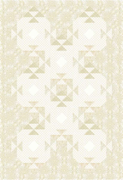 White Lace & Promises Quilt PC-140e - Downloadable Pattern