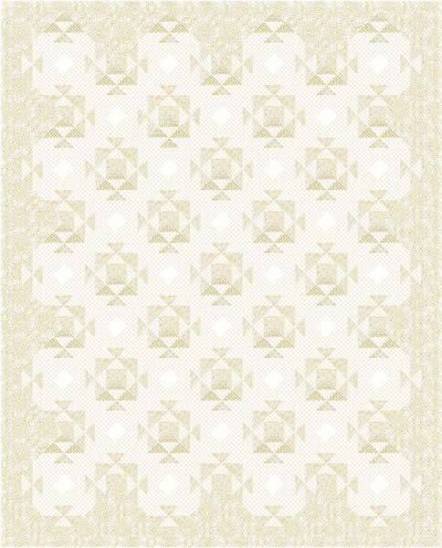 White Lace & Promises Quilt PC-140e - Downloadable Pattern