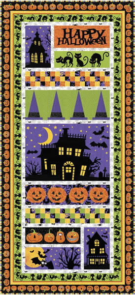 Happy Halloween Quilt PC-143e - Downloadable Pattern