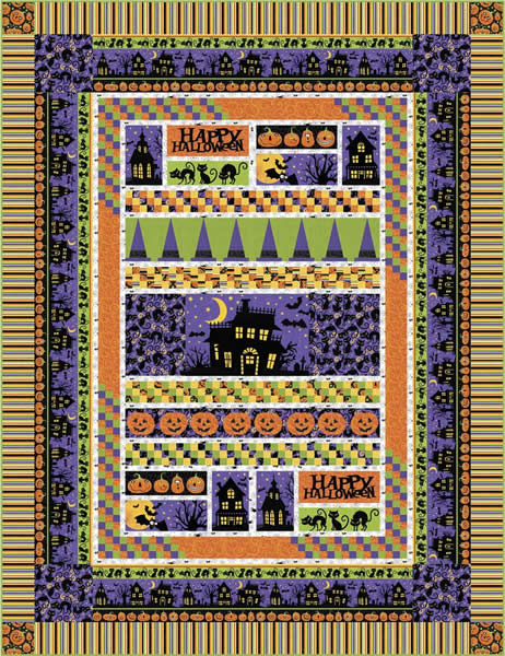 Happy Halloween Quilt Pattern PC-143 - Paper Pattern