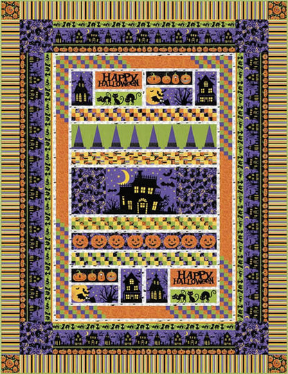 Happy Halloween Quilt PC-143e - Downloadable Pattern